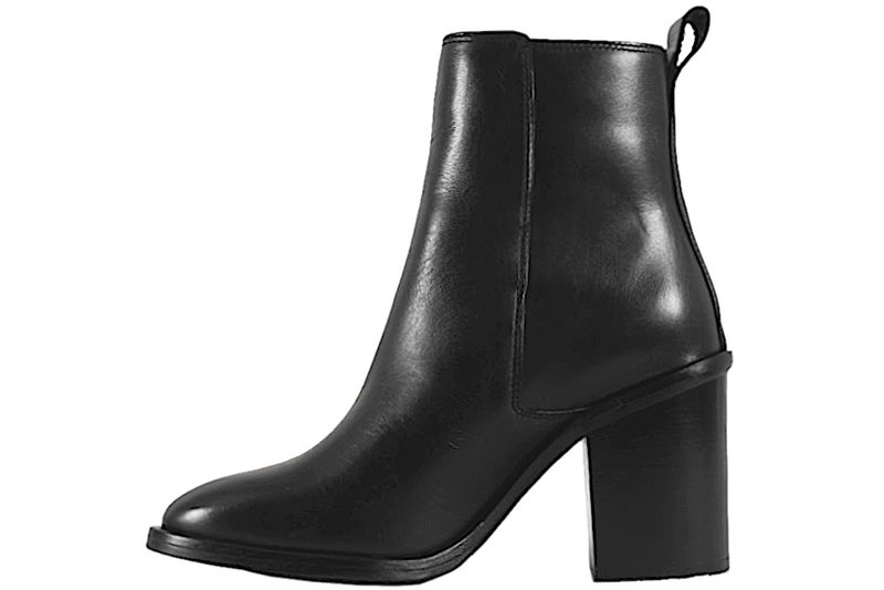TOMMY HILFIGER ZIP HIGH FEEL BOOT STØVLE I SORT GLAT SKIND