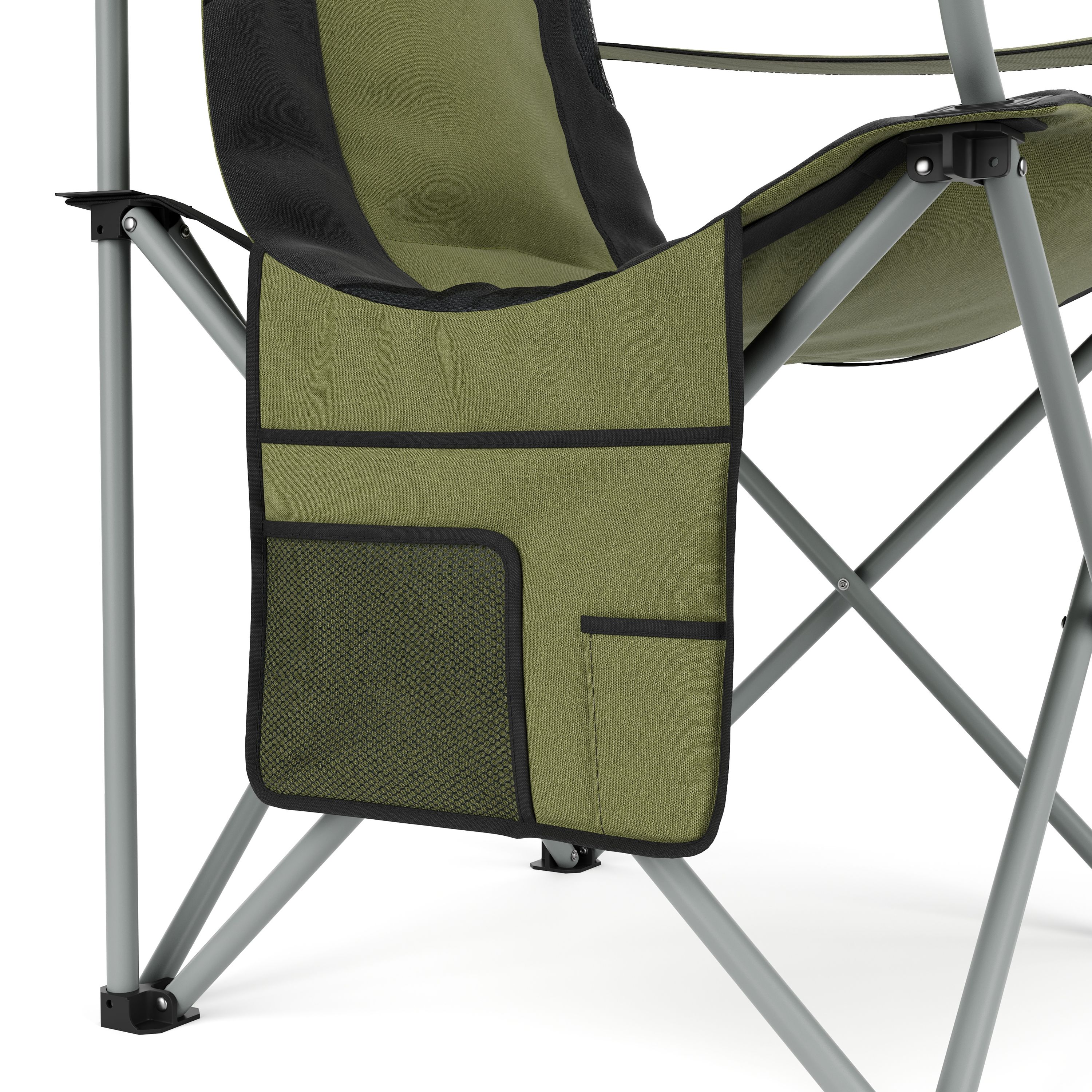 Campingstuhl CORA khaki/schwarz