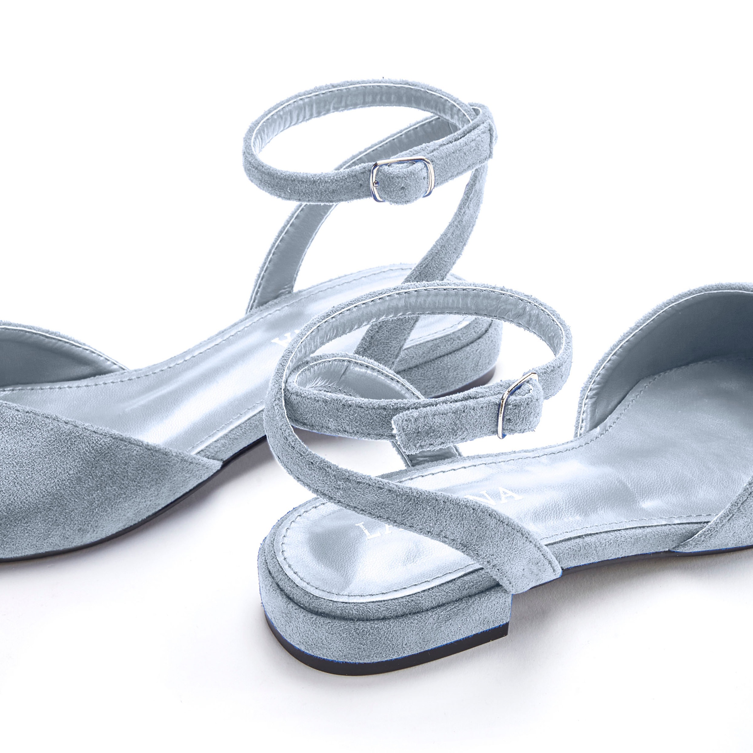LASCANA Ballerina  Slingballerina, Riemchenballerina, Halbschuh, Slipper, Sandale VEGAN