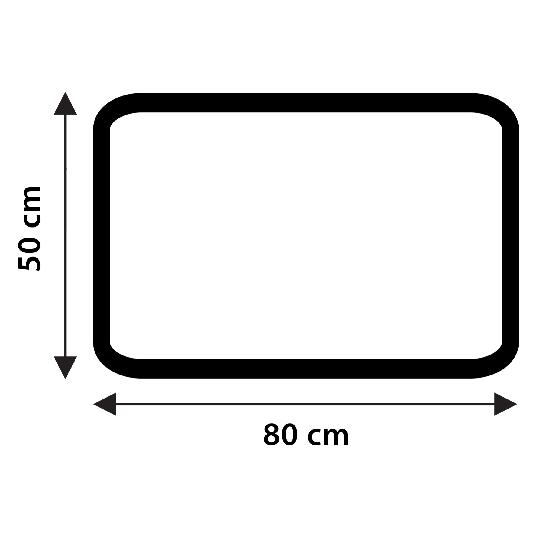 Differnz Candore badmat 50x80cm petrol