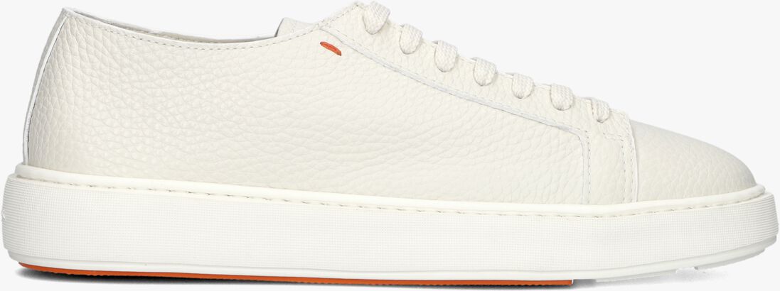 witte santoni sneakers biking