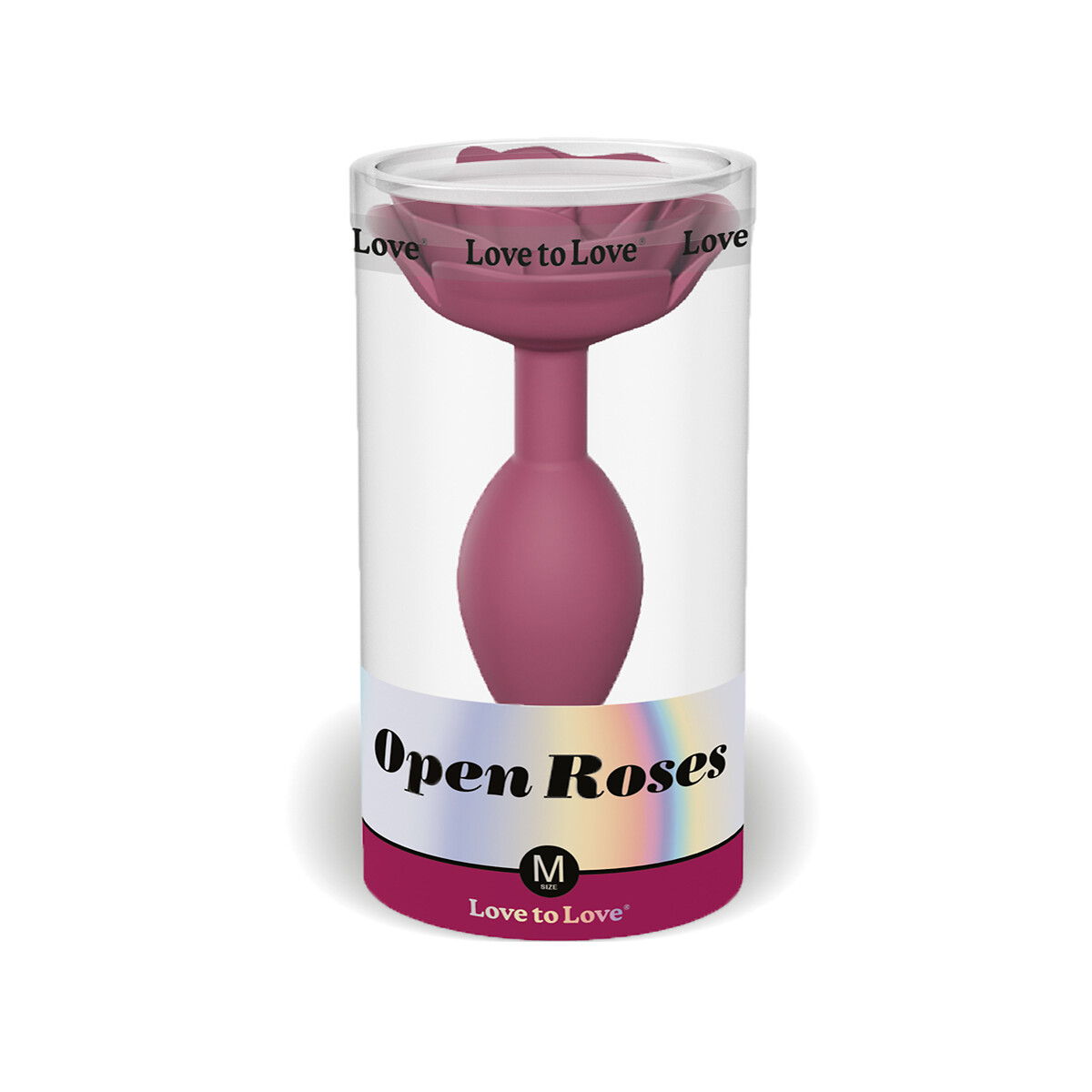AMOR PARA AMAR<br>Plugue anal aberto Rosas maat M