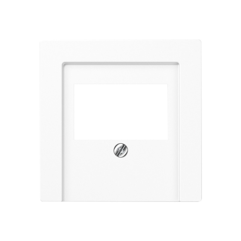 Jung AS500 centraalplaat USB Glanzend wit