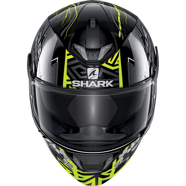 Shark - Casque Skwal 2.2 Noxxys Noir / Jaune / Gris / Blanc