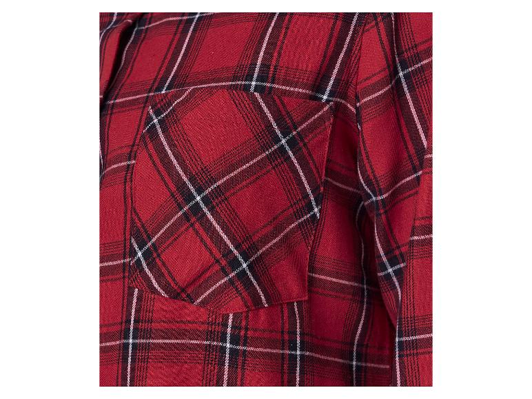 Flanellen dames blouse