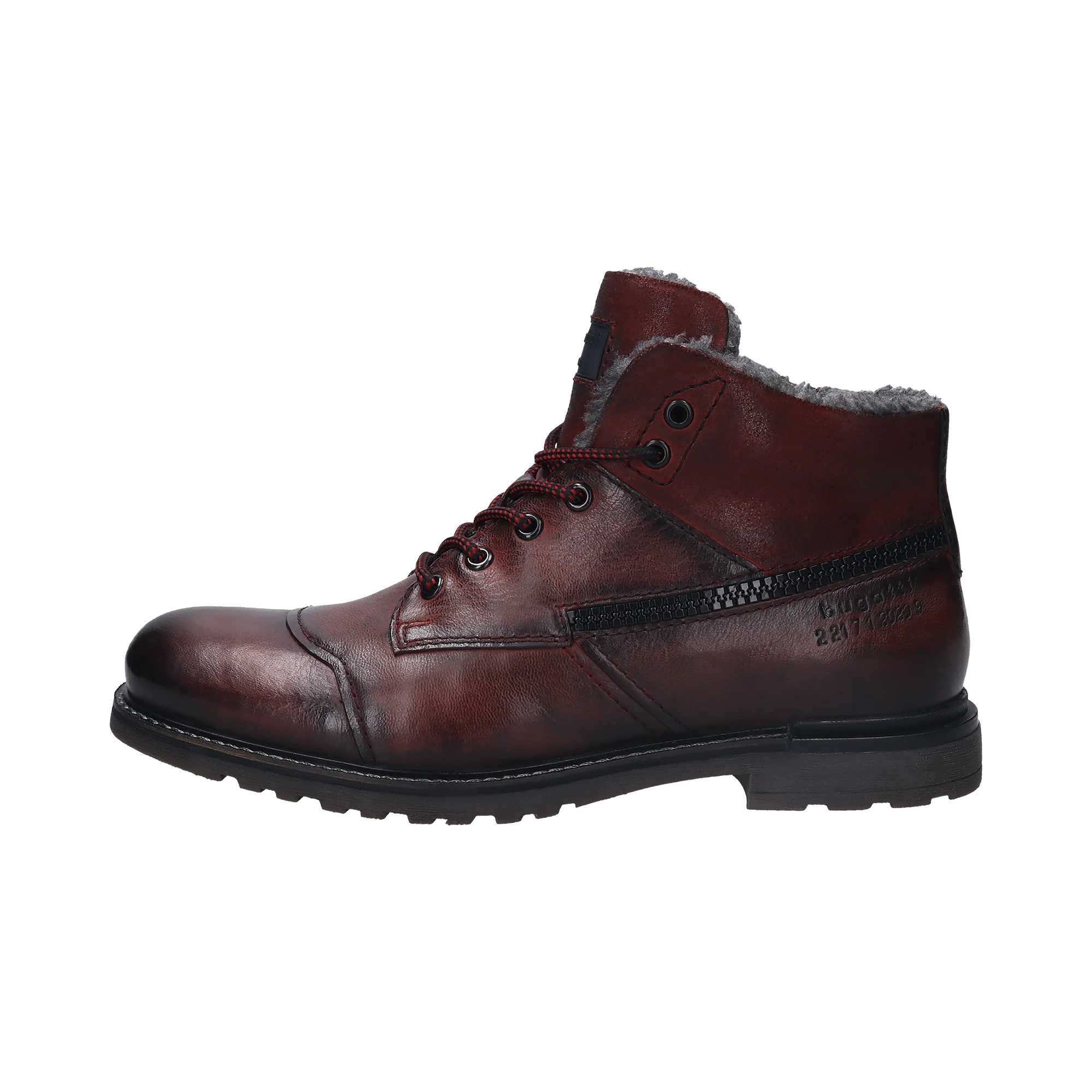 Stiefel dunkelrot