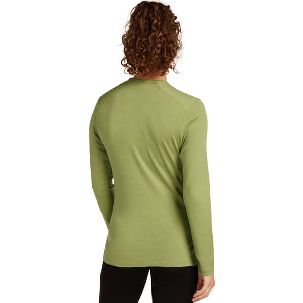 T-shirt thermique ICEBREAKER W 260 TECH LS CREWE OLIVE