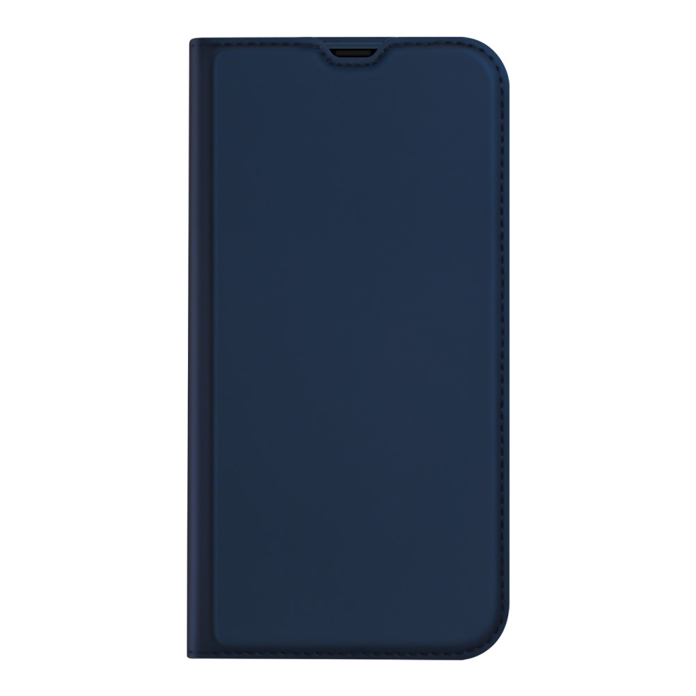 iPhone 13 Flip Wallet Cover Leder Tasche - Dunkelblau
