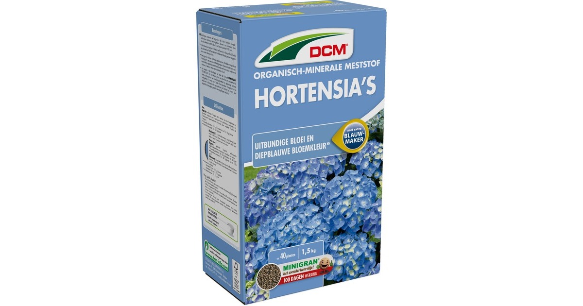 DCMMeststof Hortensia's 1,5 kg  (Tot 40 planten)