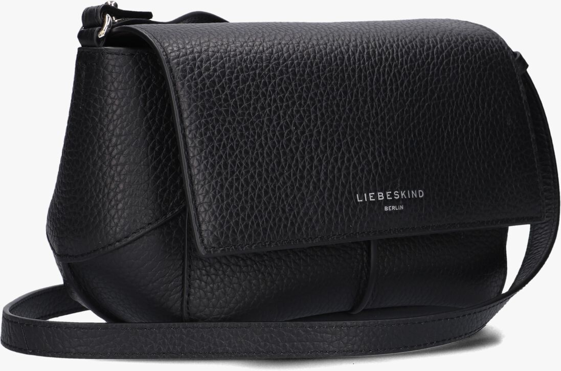 zwarte liebeskind crossbodytassen lilly heavy pebble crossbody s