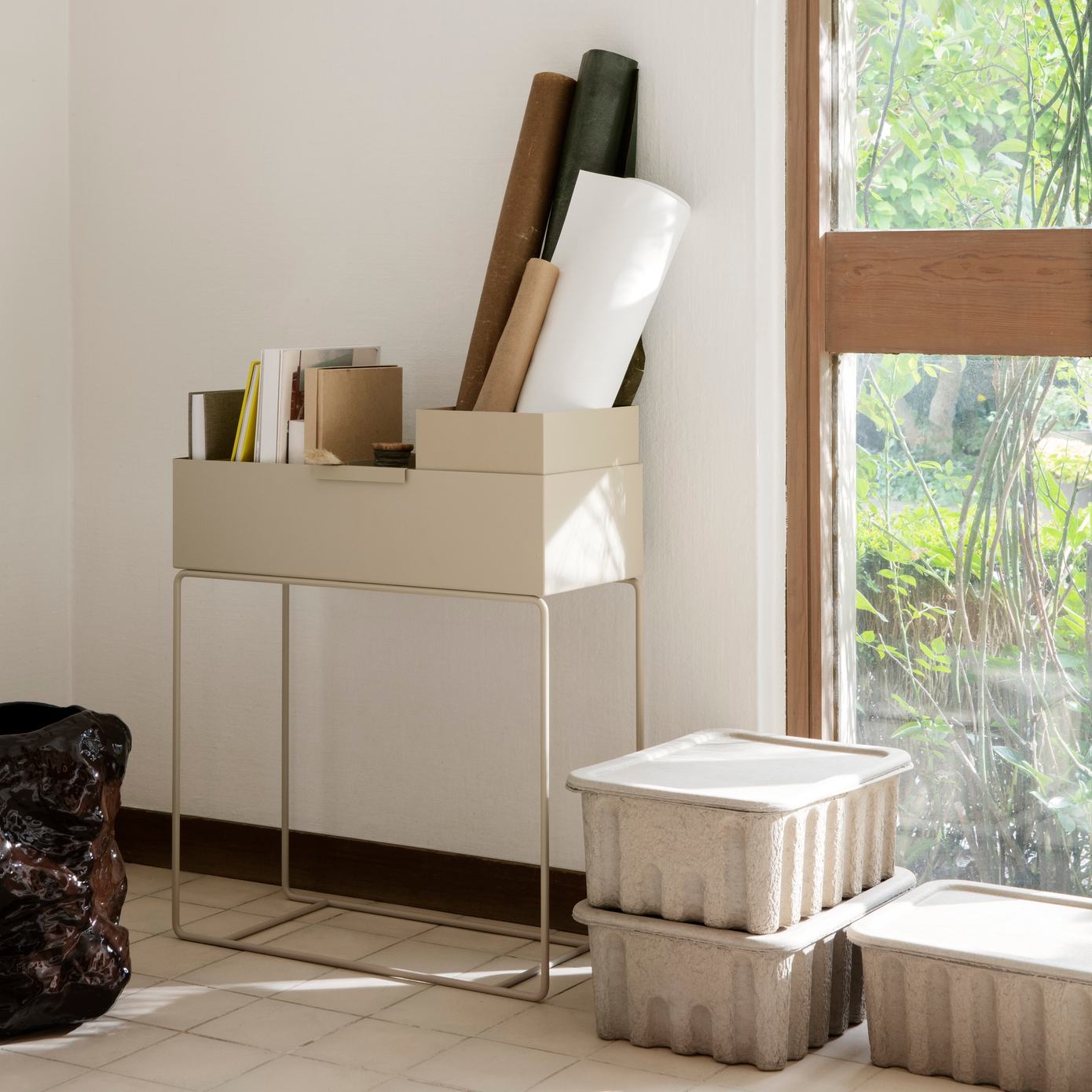 Plantenbak Plant Box cashmere