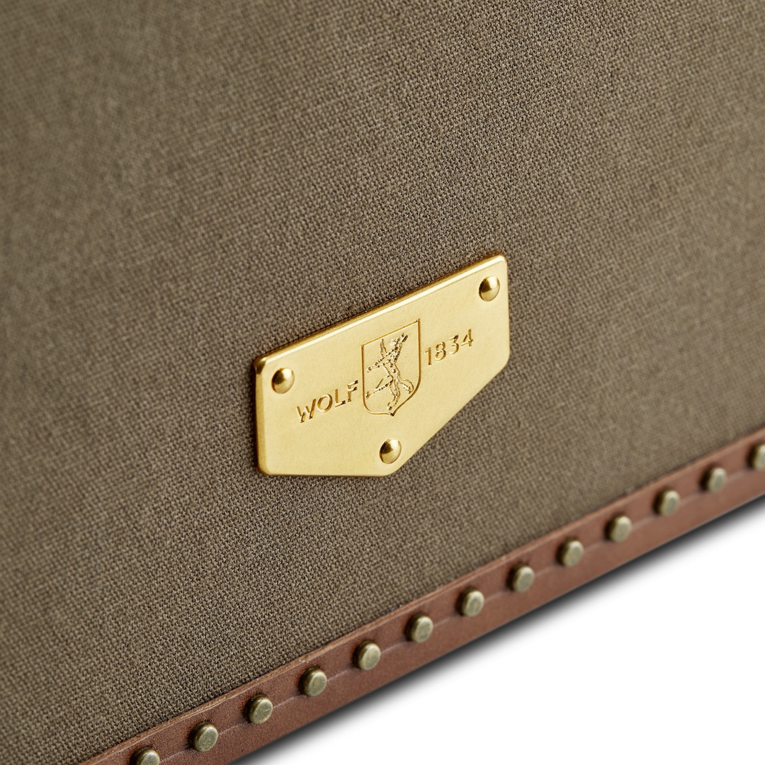 Wolf 1834 Ida Trunk Schmuckbox Khaki