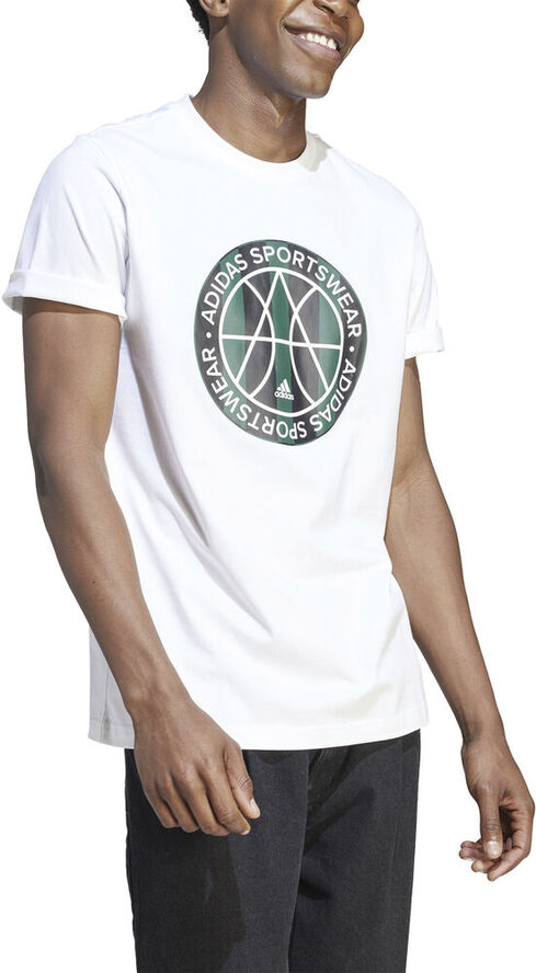 adidas Tiro Emblem Graphic T-Shirt Hvid