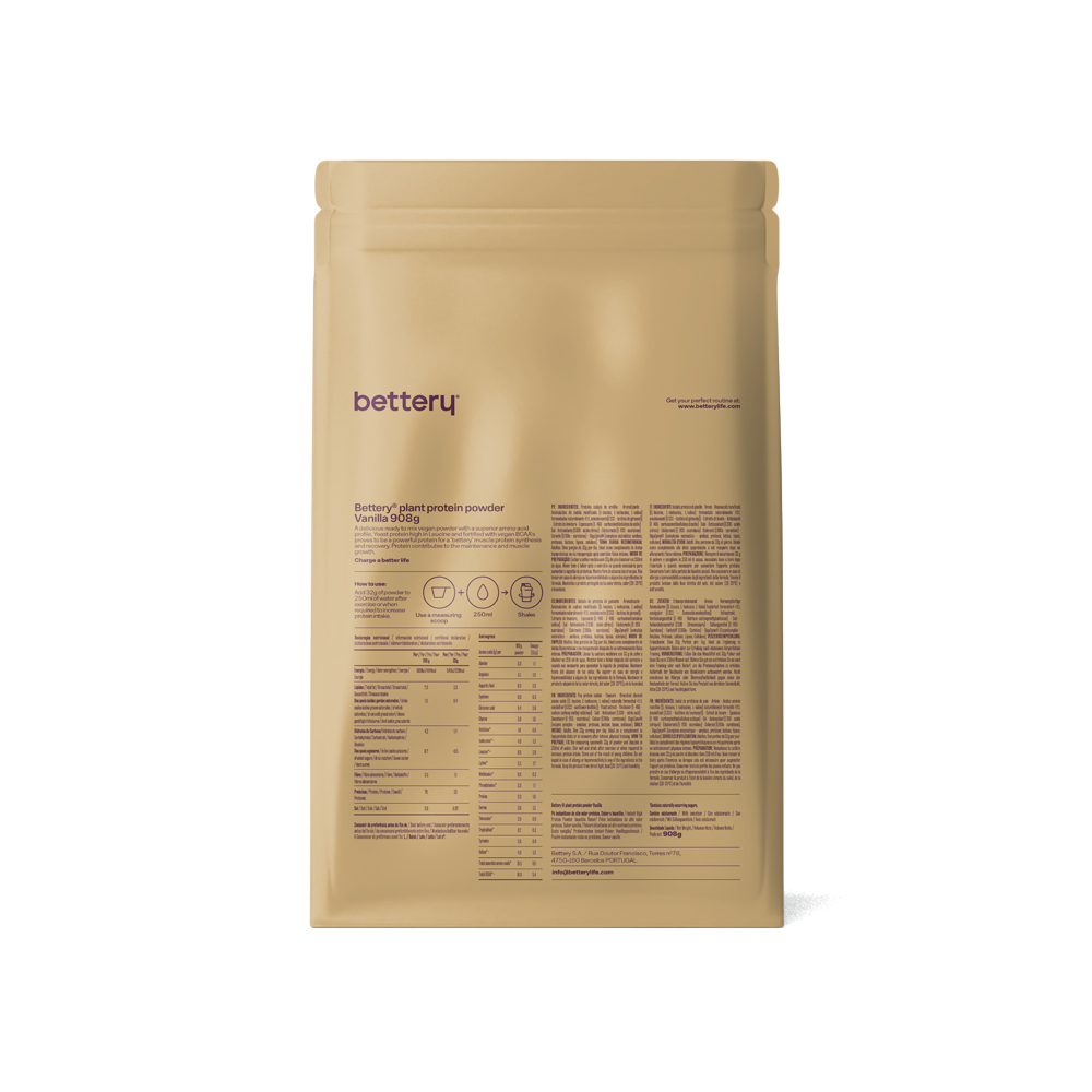 PROTEÍNA VEGETAL BETTERY BAUNILHA 908G
