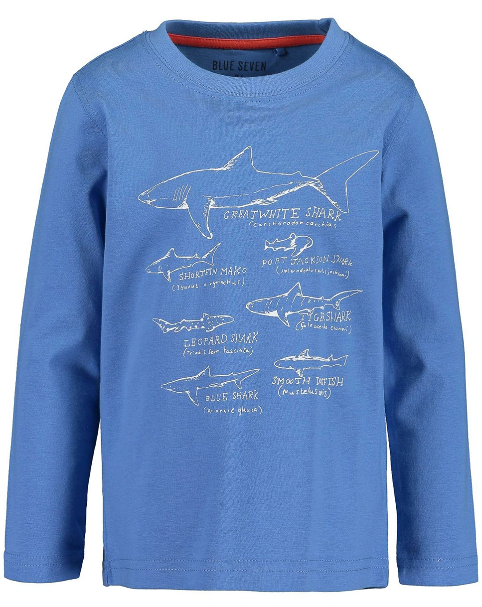 Langarmshirt SHARKTASTIC in blau