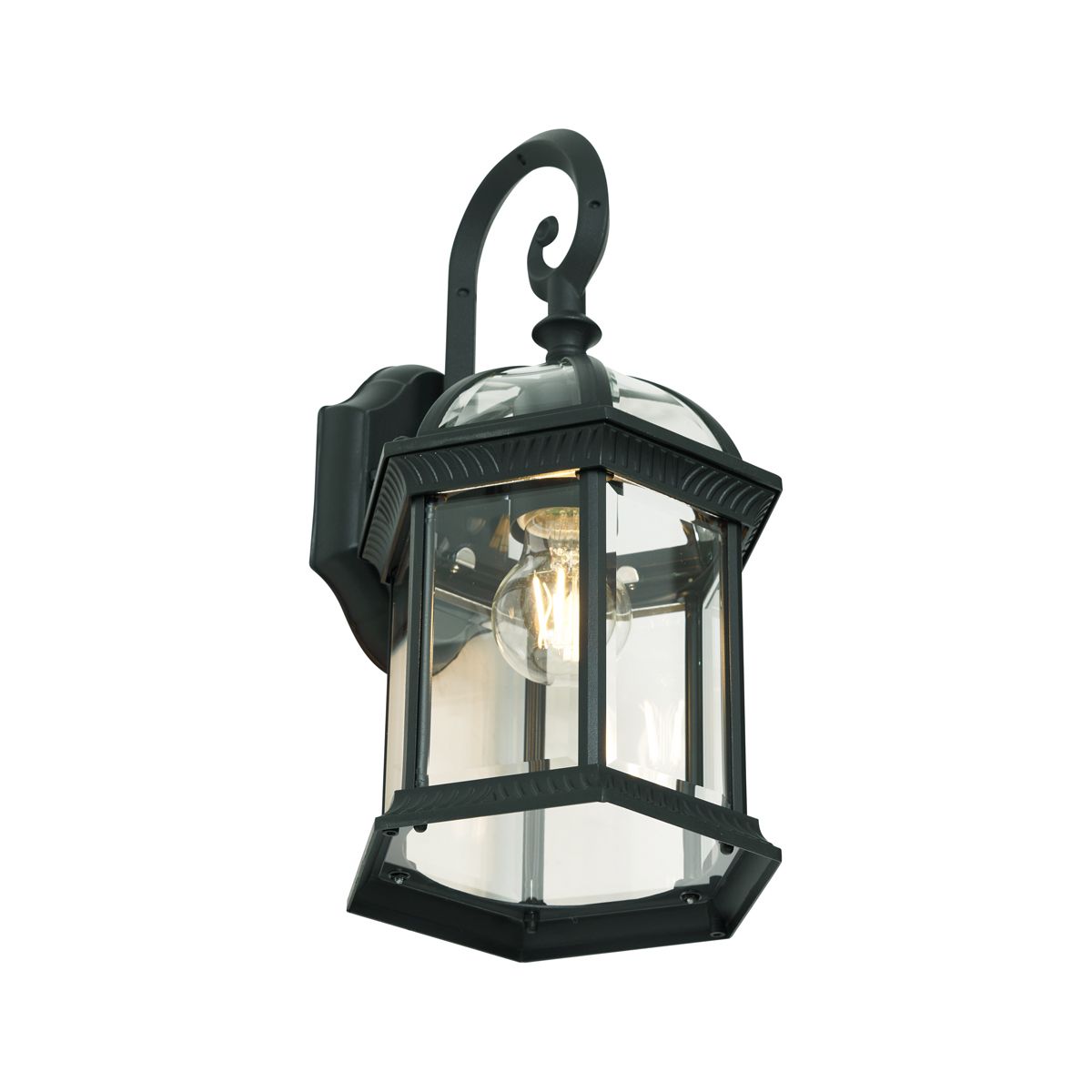 Klassieke buiten wandlamp antiek groen IP44 - Glasgow