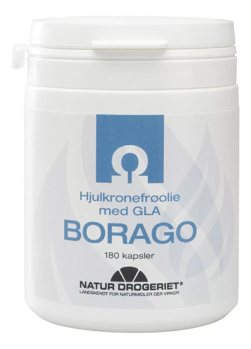 Natur-Drogeriet Borago Hjulkroneolie 500 mg - 180 kaps.