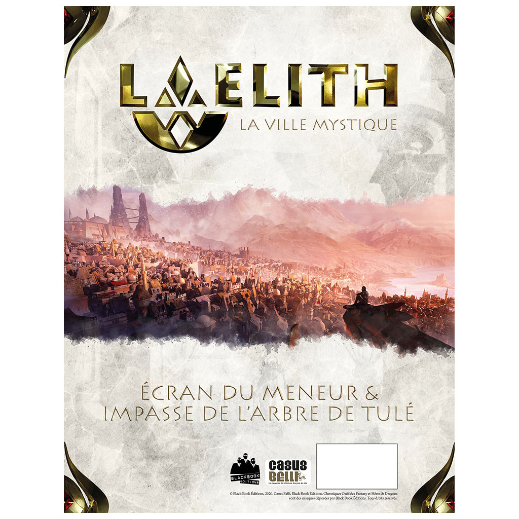Laelith - Ecran du MJ et livret Impasse de l'arbre de Tulé