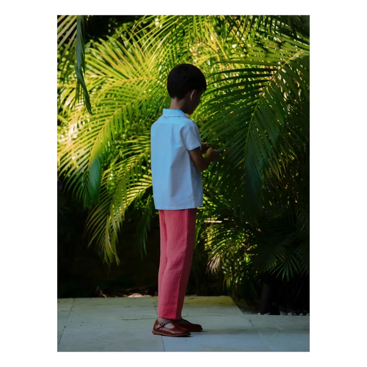 Petite Lucette Pantalon Coton Bio Paul | Rouge