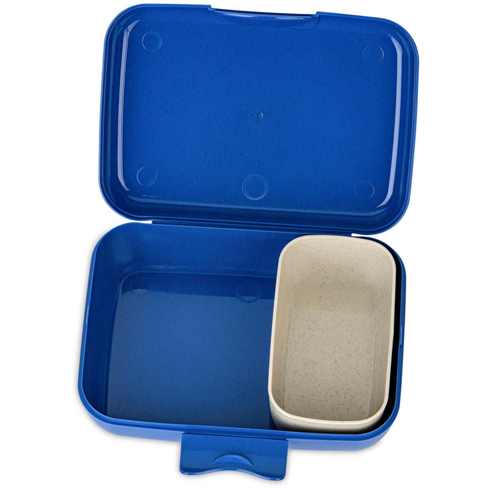 Køb Koziol Organic Space Blue Lunch Box Med Separat Skål Candy L Space