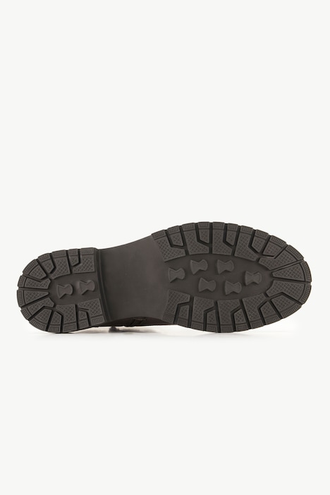 Stiefeletten, Lederoptik, Schnürung, Profilsohle, Weite H