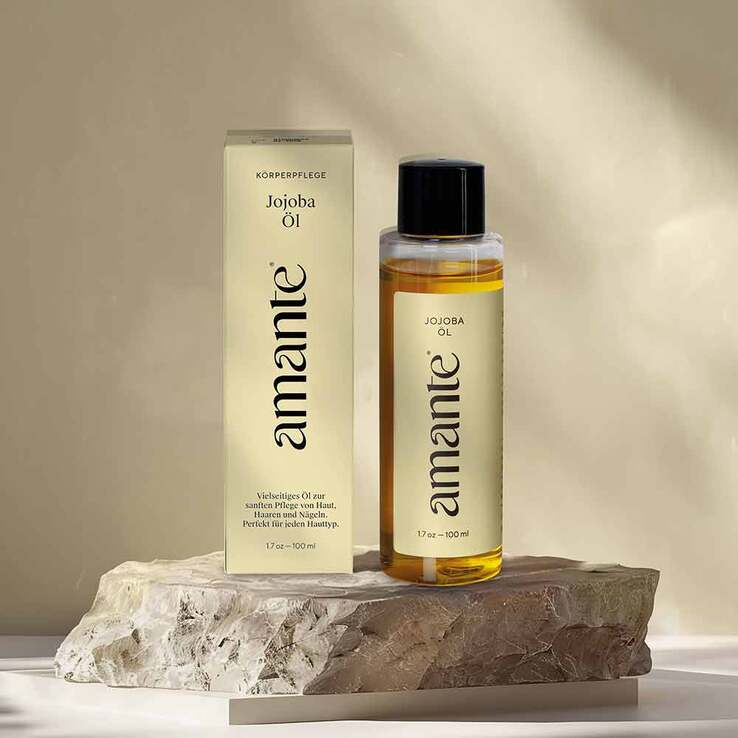 Jojoba Öl 100% rein Hautpflegeöl Amante, 100 ml
