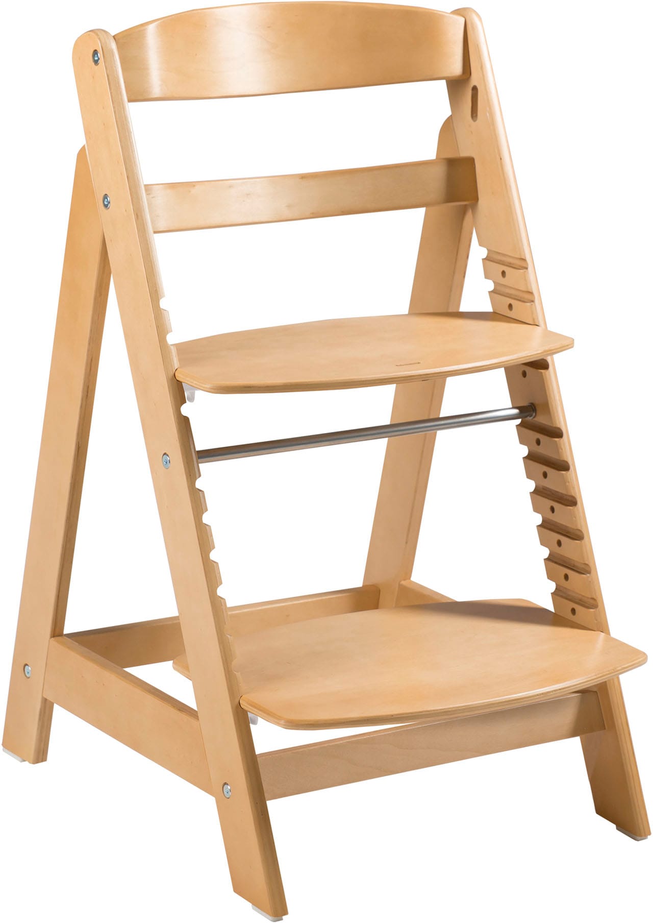 roba® Hochstuhl »Treppenhochstuhl Sit Up Click, natur« () aus Holz