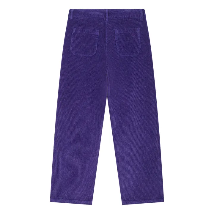 SMALLABLE BASICS Pantalon Femme velours côtelé coton bio | Bleu indigo