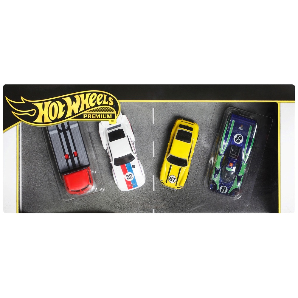 Hot Wheels Premium Porsche Sammler-Display 4er-Pack