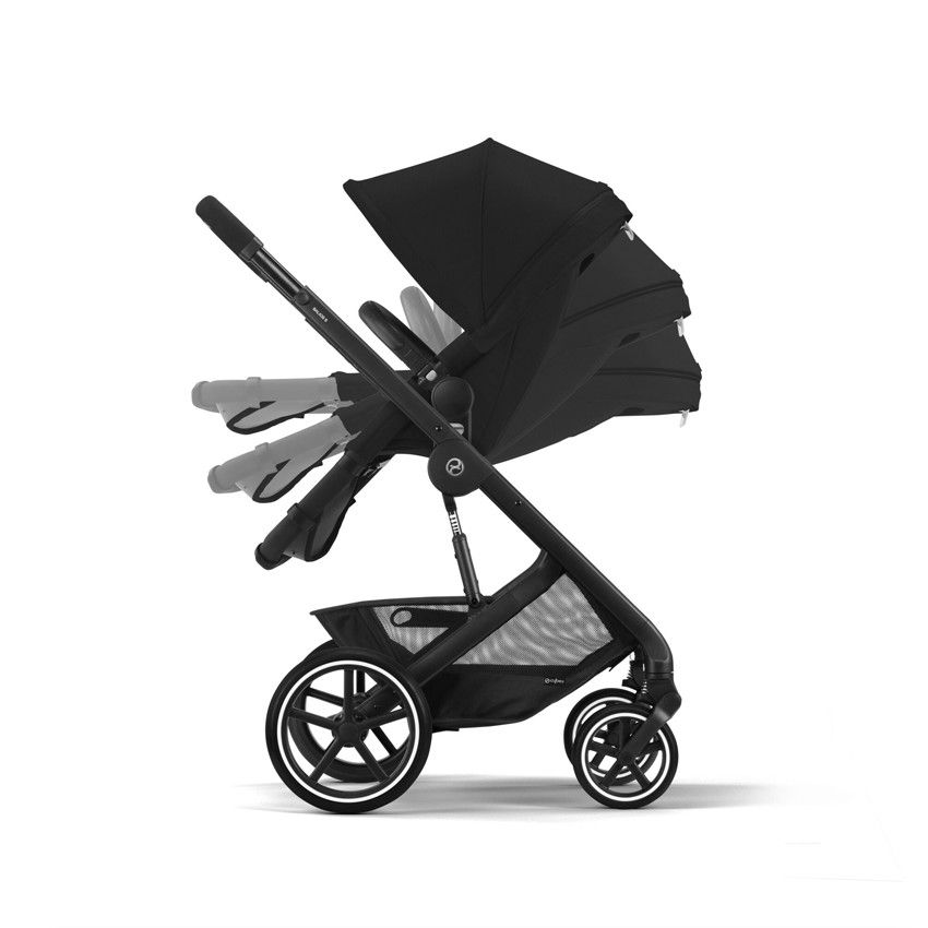 Poussette Balios S 2 en 1 - Châssis noir/Nebula black - Ecru