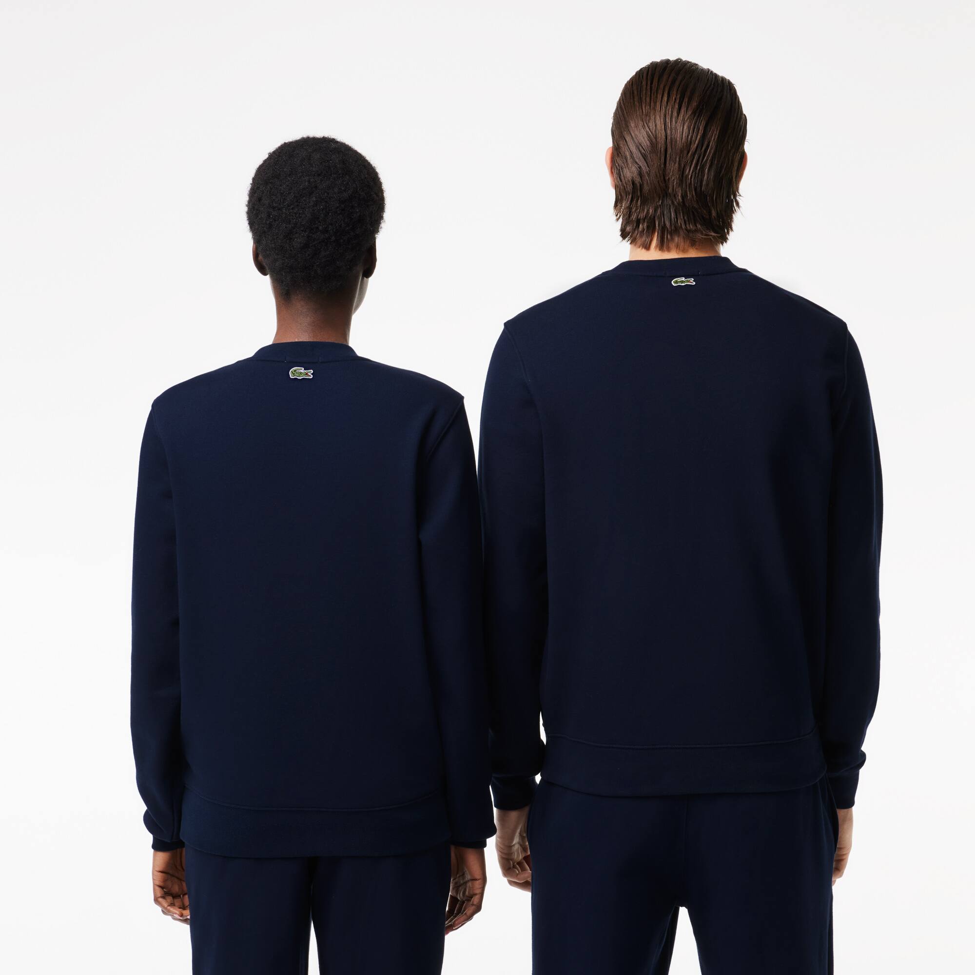Jogger-Sweatshirt mit Signatur-Aufdruck Sweatshirts - Blau - Lacoste - Unisex