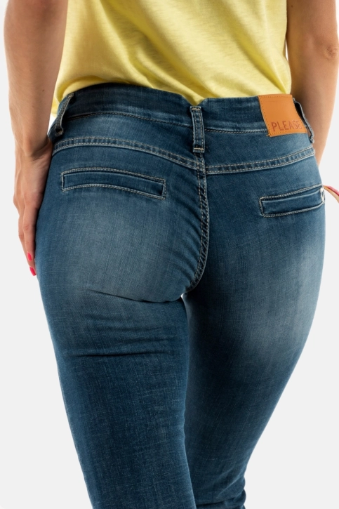 Pantalons please p07q 1670 blu denim