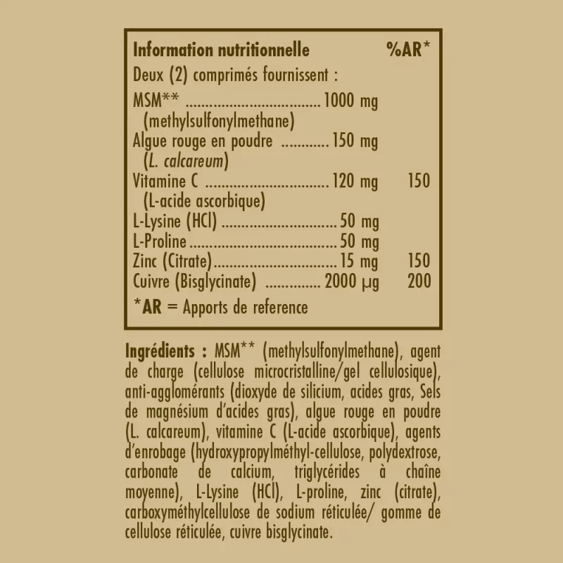 Peau, Ongles, Cheveux - Beauté - 120 Comprimés