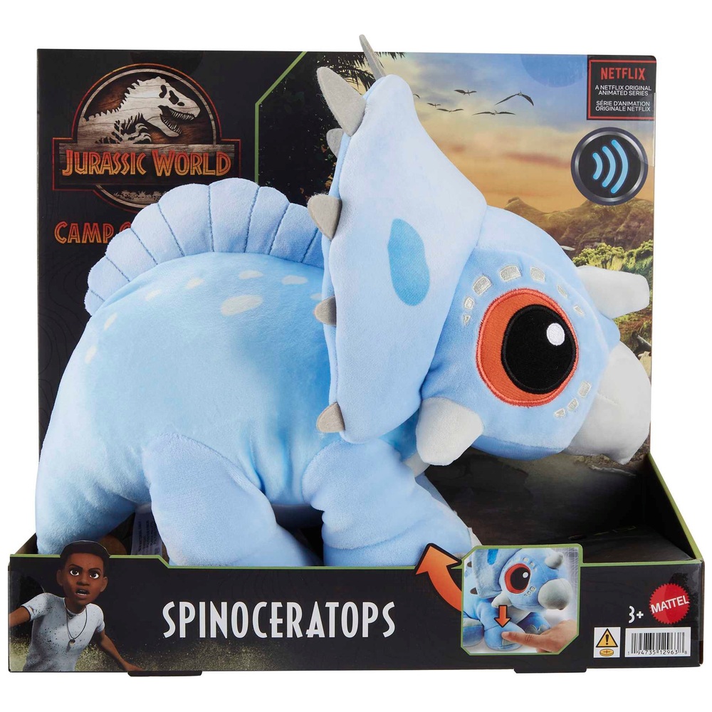 Jurassic World: Camp Cretaceous Plüsch-Dinosaurier-Engel mit Sound