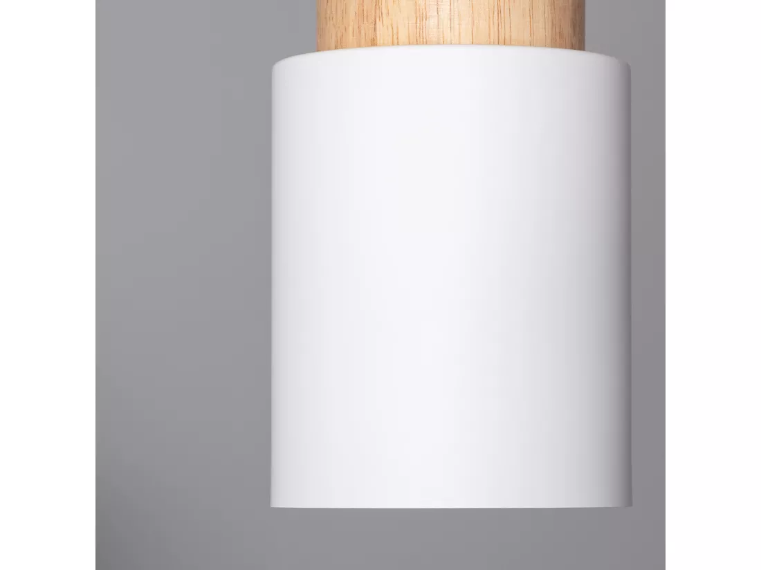 Suspension Bois et Métal Kidonge Blanc