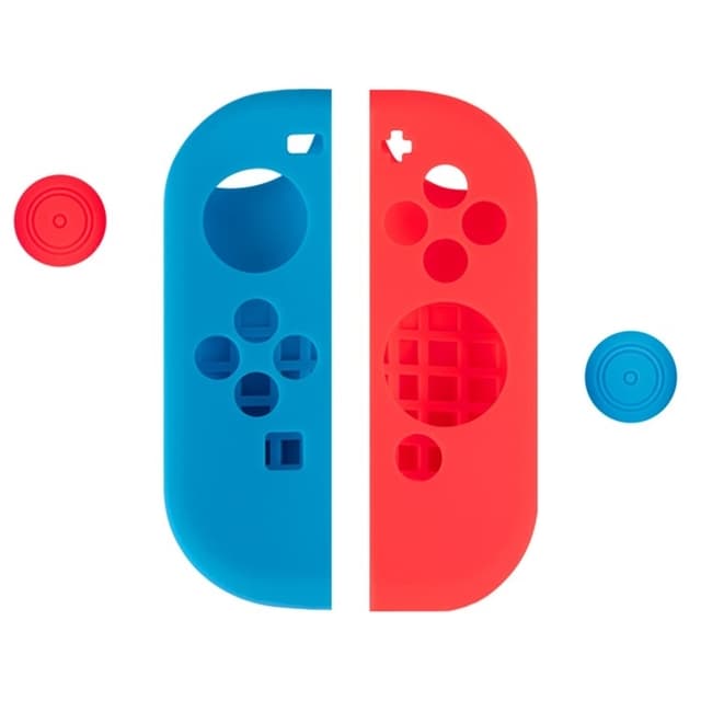 Silikonecover kompatibelt med Nintendo Switch + tommelfingergrebsbeskytter