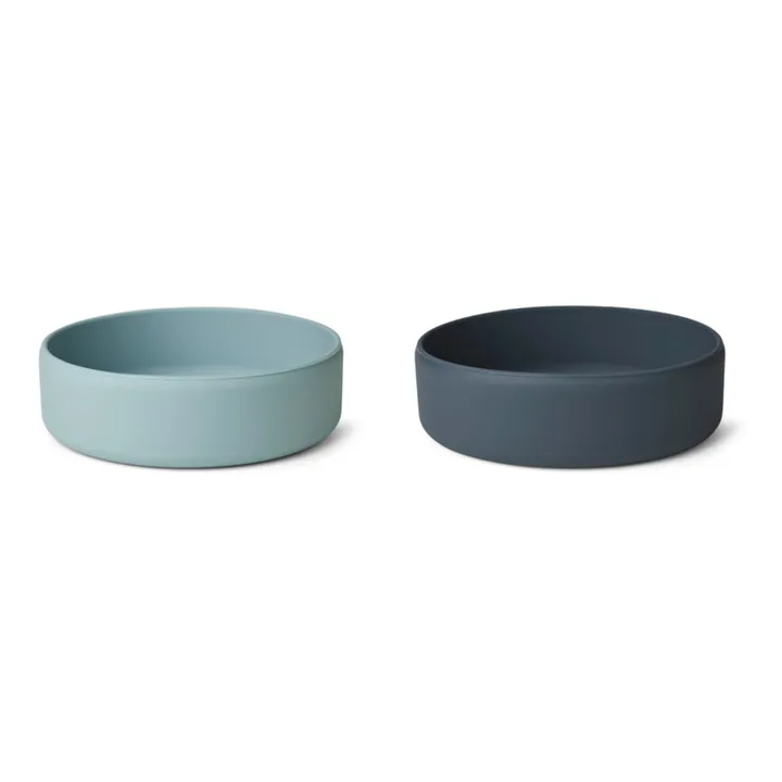 Liewood Bols Damina en silicone-set de 2 | Bleu