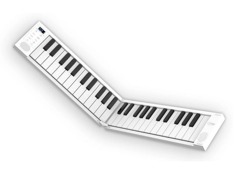 Carry-on by Blackstar Keyboard Folding Piano 49 Weiss Faltbares Keyboard mit 49 Tasten