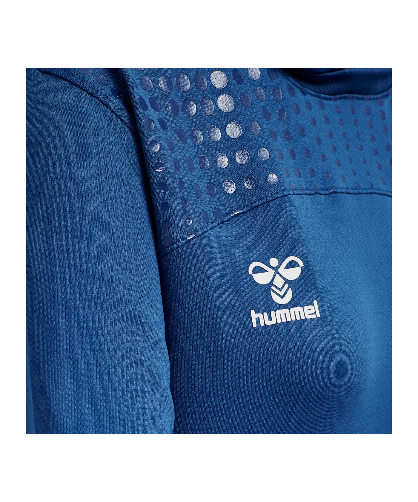 Hummel hmlLEAD Poly Hoody Damen Blau F7045