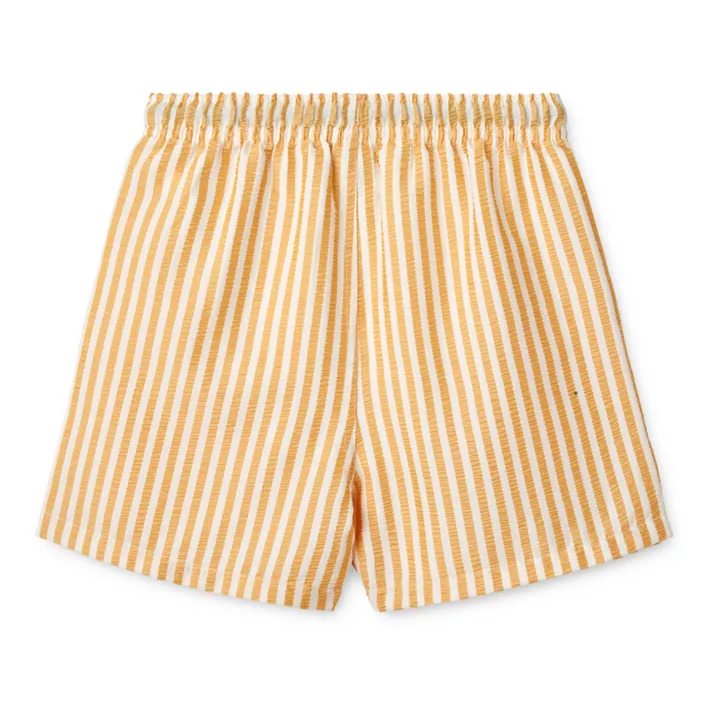 Liewood Short de Bain Duke Seersucker | Jaune moutarde