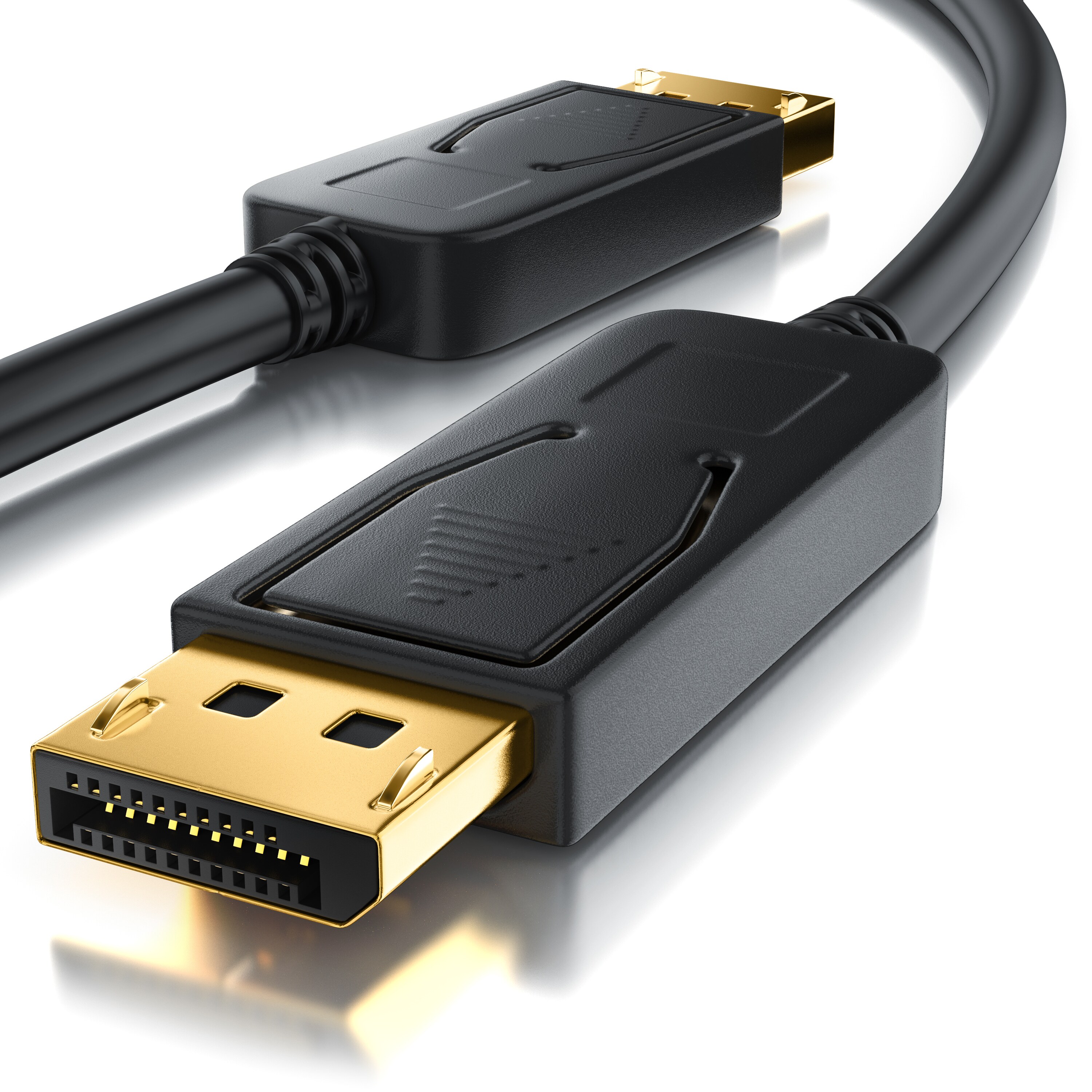CSL DisplayPort Audio- & Video-Kabel, DP Monitor Kabel 4k 60Hz UHD incl. Audio-Übertragung - 5m