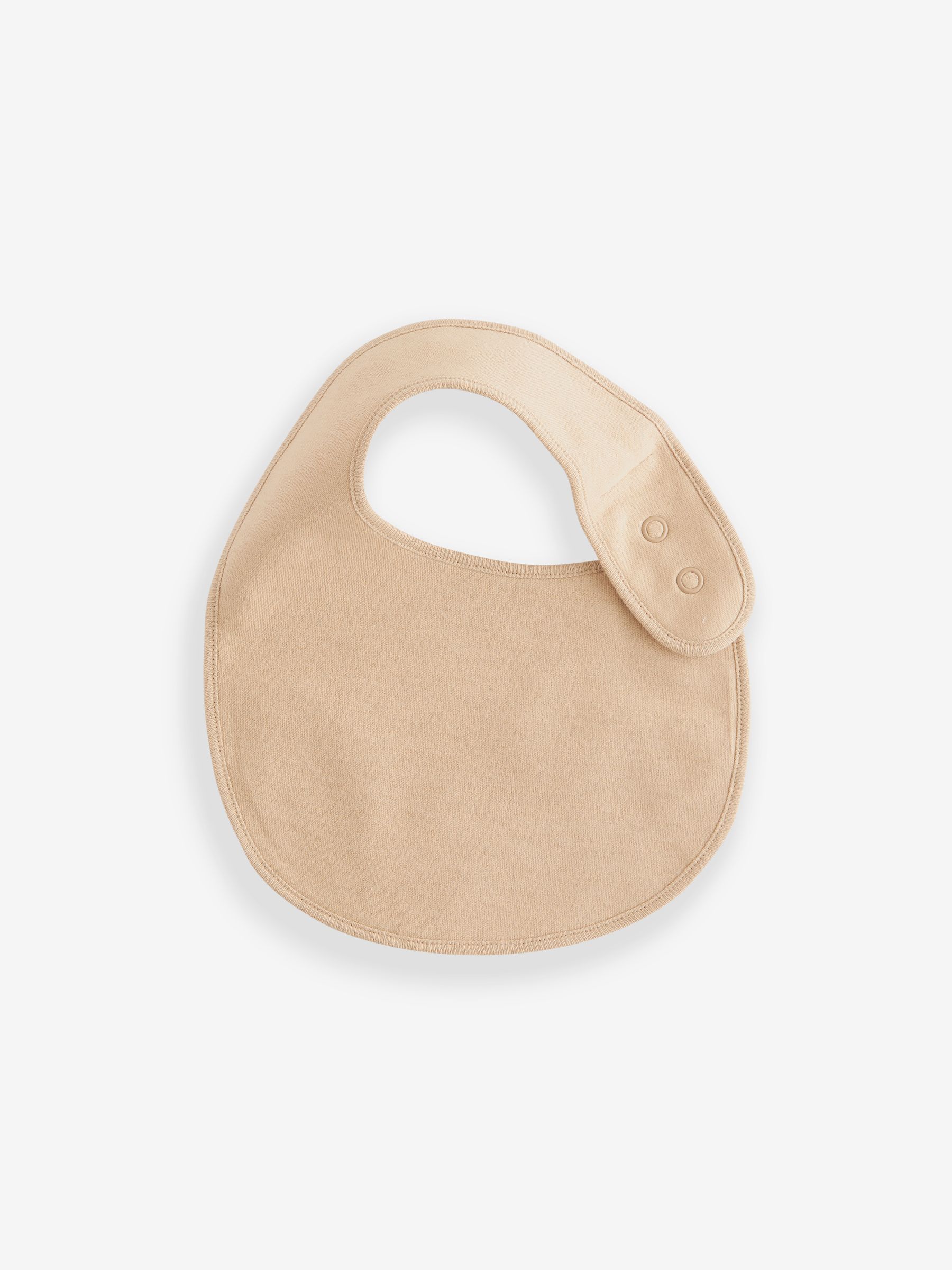 Neutraal - Verpakking van 5 babyslabbetjes van 100% katoen