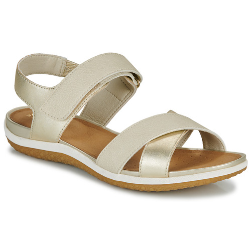 Geox - D SANDAL VEGA - Beige / Doré