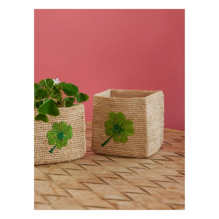 Rice Paniers de rangement Trèfle - Set de 2