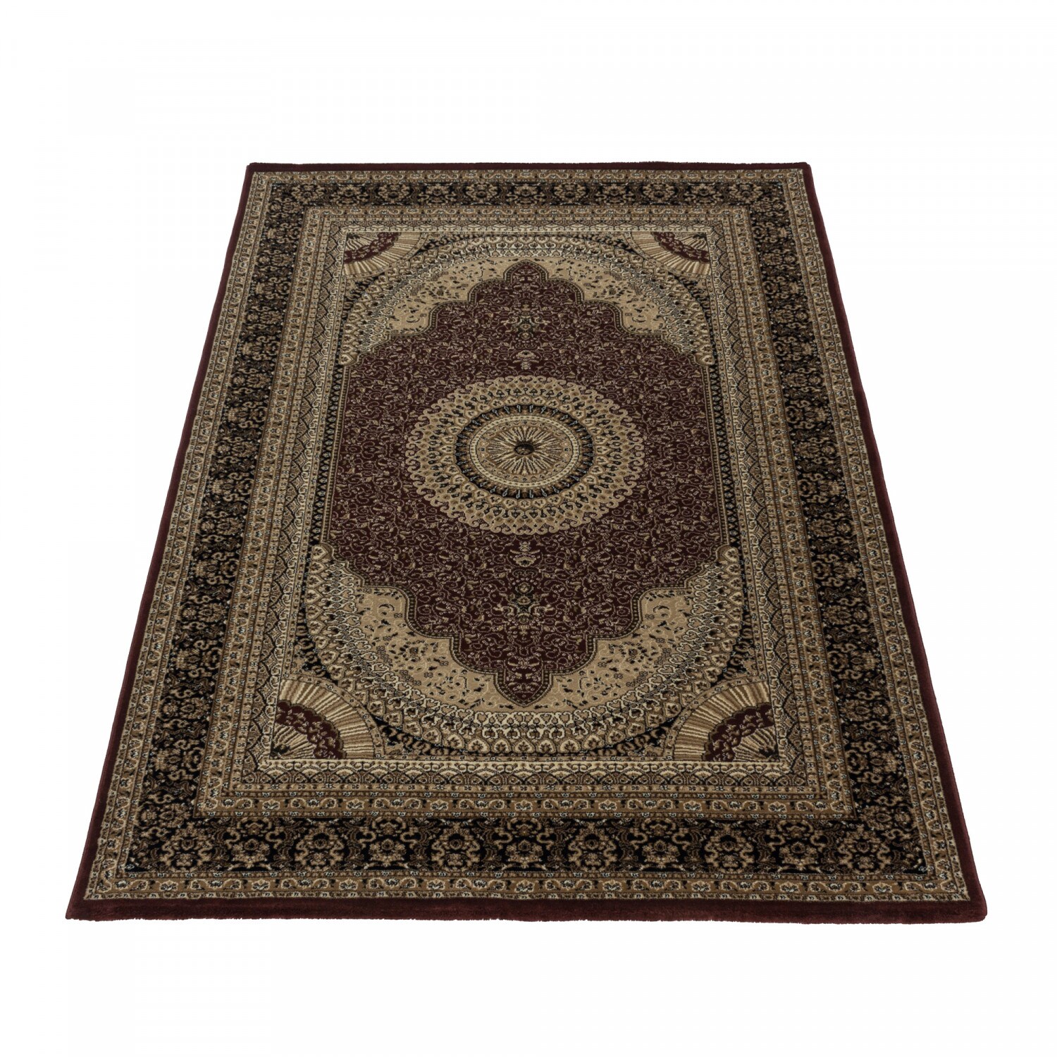 Wunderschöne Orient-Dekor Orientteppich Traditional rechteckig Kurzflor 9mm