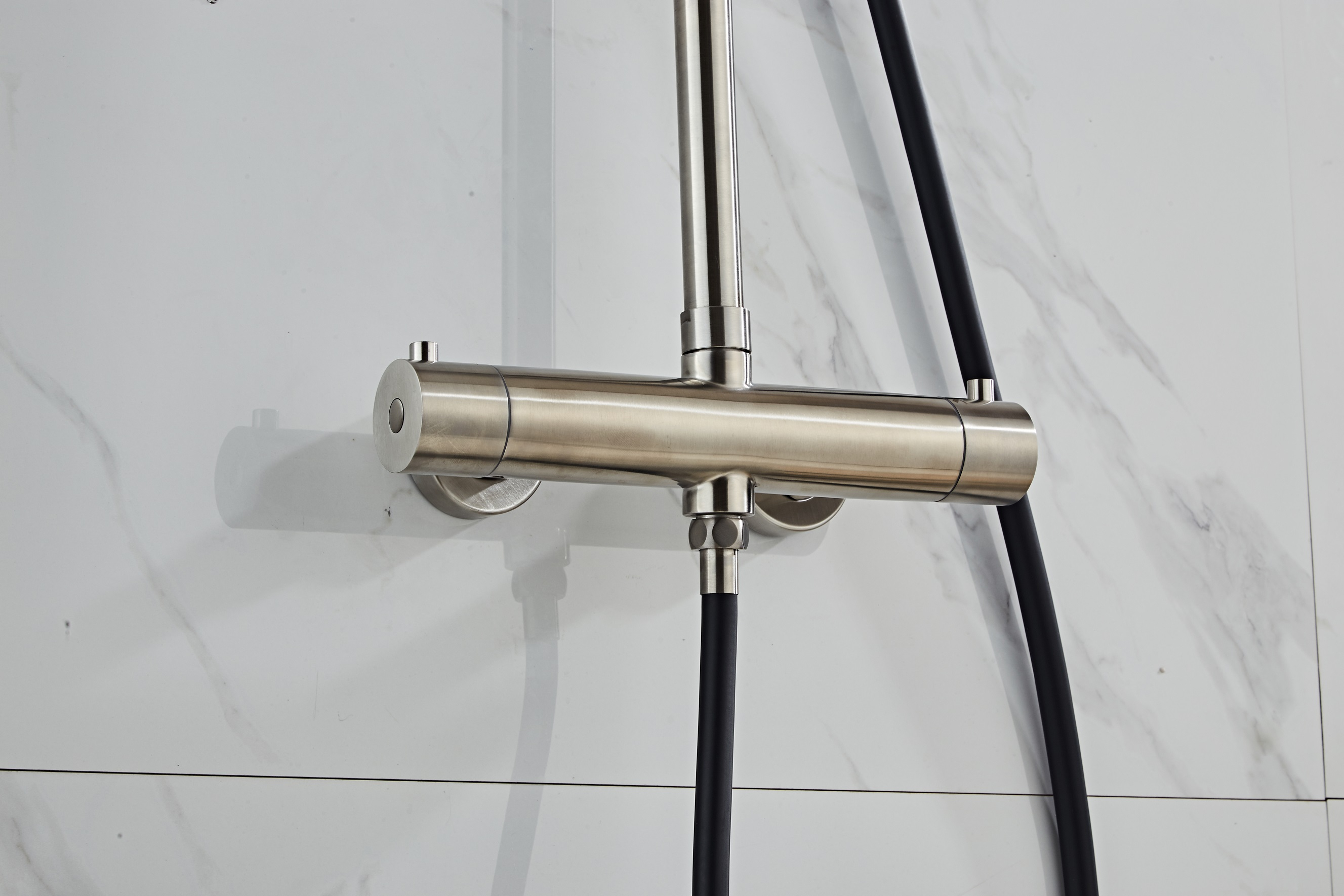 Saniclear Exclusive Pro volledig 304 RVS regendouche opbouw 30cm zwart