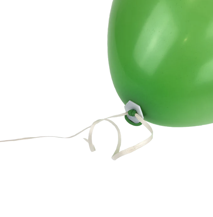 (100er Set) Baumwoll Ballon Bandverschlüsse Ökologische Ballonschnur Kompostierbar (ZF4E)