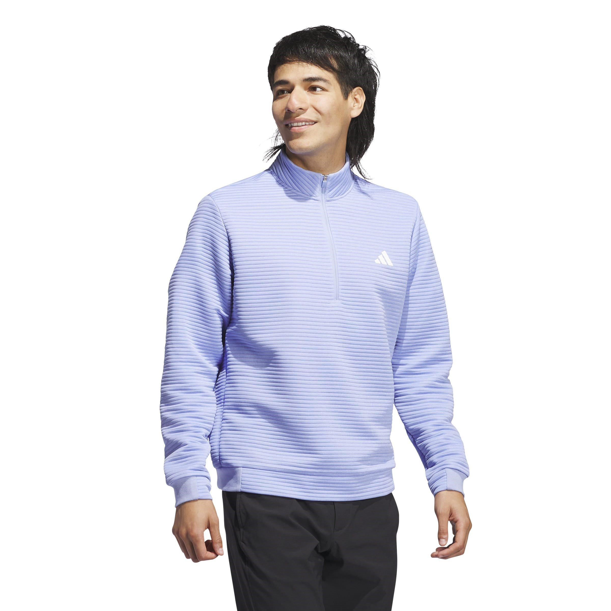 adidas Ultimate 365 DWR Textured Quarter Zip Top Mens