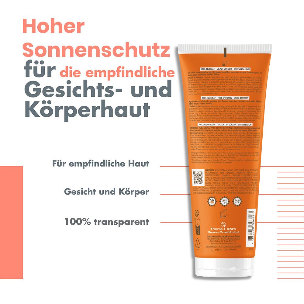 AVENE SUN Sonnenmilch<br>250 ml, Milch, SPF50