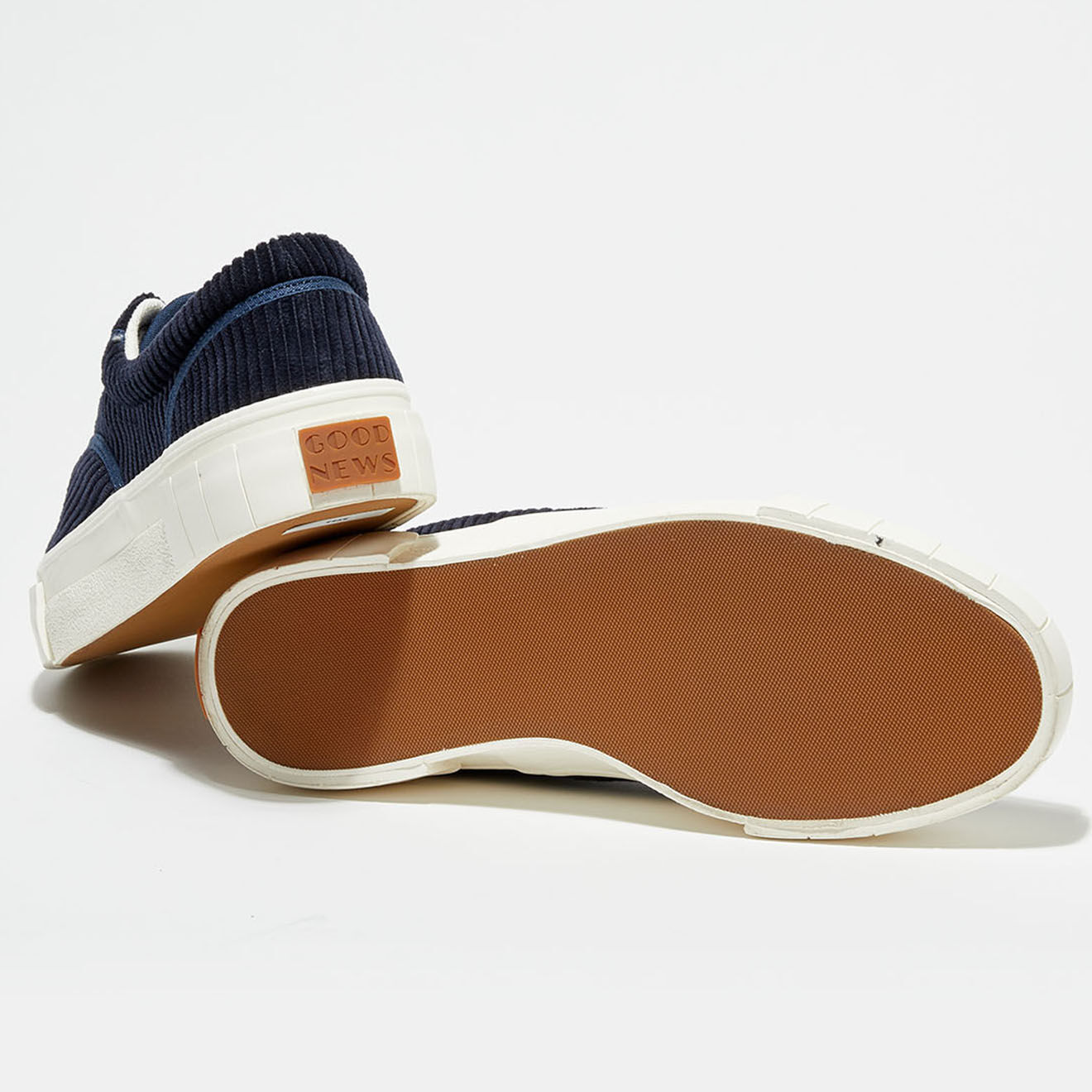 Good News Sneakers en Coton biologique  Corduroy bleu marine